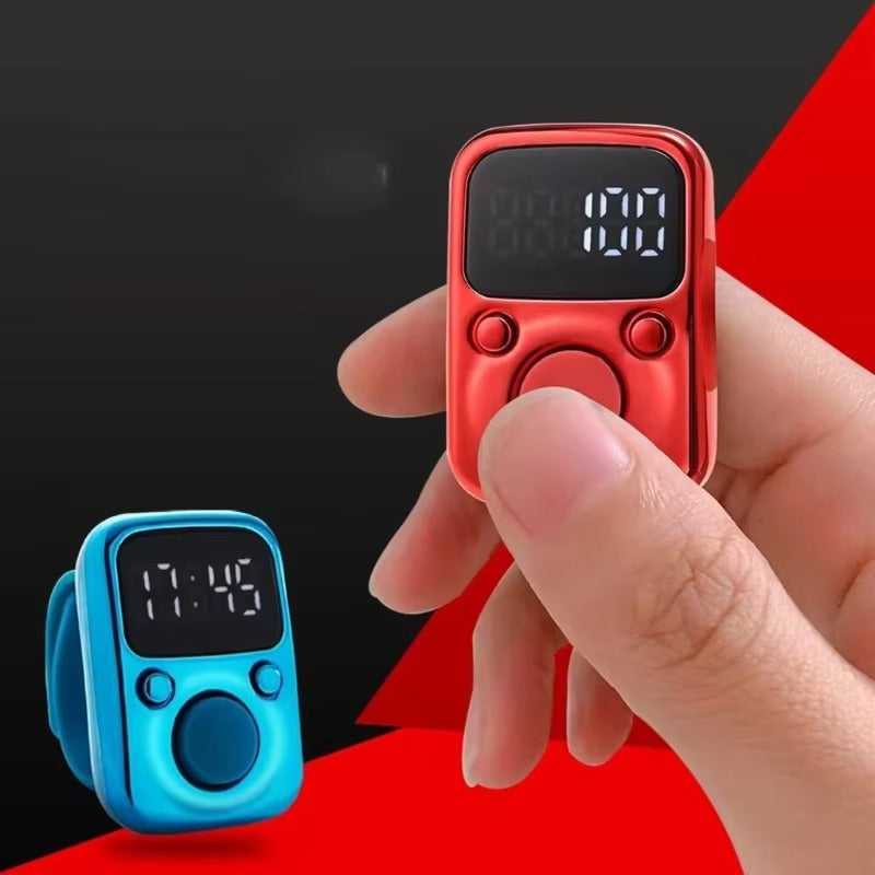 Digital LED Hand Tally Counter | Rechargeable Electronic Clicker with Luminous Display