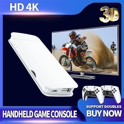 Retro Game Stick M15 | 64GB TV Gaming Console with 20,000+ Games | 4K HDMI-Compatible