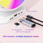 Kids Wireless Karaoke Microphone Set | Voice Changer & LED Lights for Singing Fun