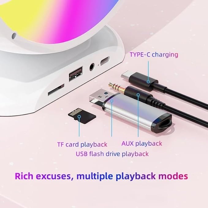 Kids Wireless Karaoke Microphone Set | Voice Changer & LED Lights for Singing Fun