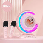 Kids Wireless Karaoke Microphone Set | Voice Changer & LED Lights for Singing Fun