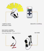 Energy-Efficient Camping Lantern | Remote-Controlled DC 12V LED Outdoor Light