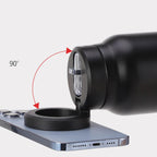 Stainless Steel Magnetic Vacuum Flask | Sports Water Bottle & Phone Holder | Outdoor Thermal Insulation Cup | Portable & Versatile Design