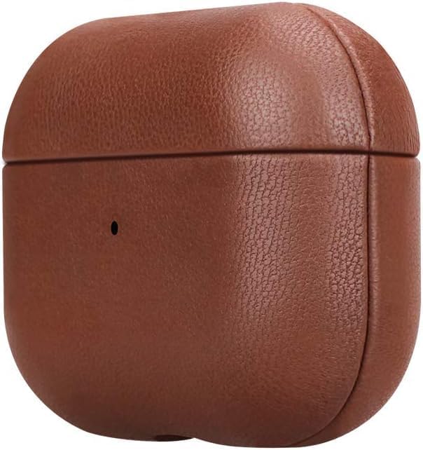 Handmade Series Sheep Leather AirPods Pro Case | Earthy Brown Shockproof Protective Skin