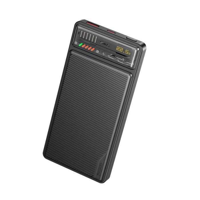 YP57 Fast Charging Power Bank – 10000mAh Dual Output with 15W + USB 22.5W and Transparent Battery Display