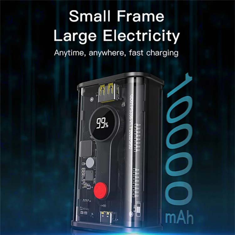 YP35 10000mAh Fast Charging Power Bank – Compact Power Solution with LED Battery Display