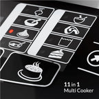 Electric Rice Cooker | Multifunctional Digital 5L Cooker with Touch Control | 900W Versatile Kitchen Appliance