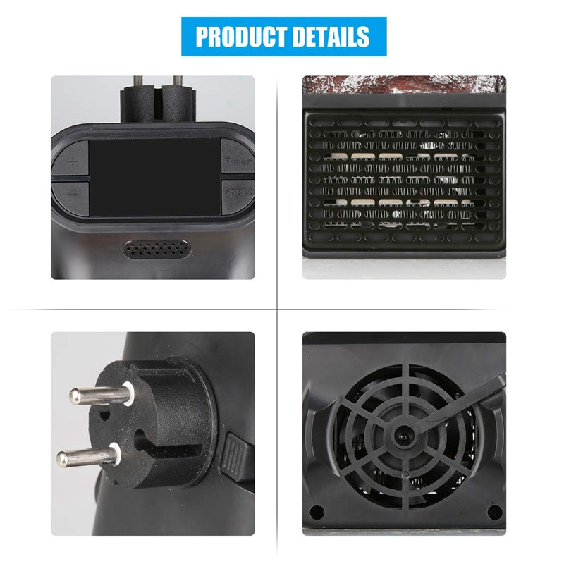 Portable Heater 500W | 220V Flame Heater with Remote Control | Efficient Home & Office Heating | Compact & Stylish Design
