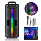Portable 8-Inch Trolley Speaker – Bluetooth, Powerful Bass, USB/AUX Connectivity for Outdoor Events