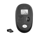 USB Black 2.4GHz Optical Wireless Mouse | Compact Design with Nano Receiver