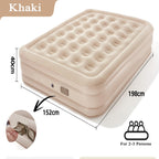 Queen Air Mattress with Built-in Pump | Inflatable Camping & Guest Bed
