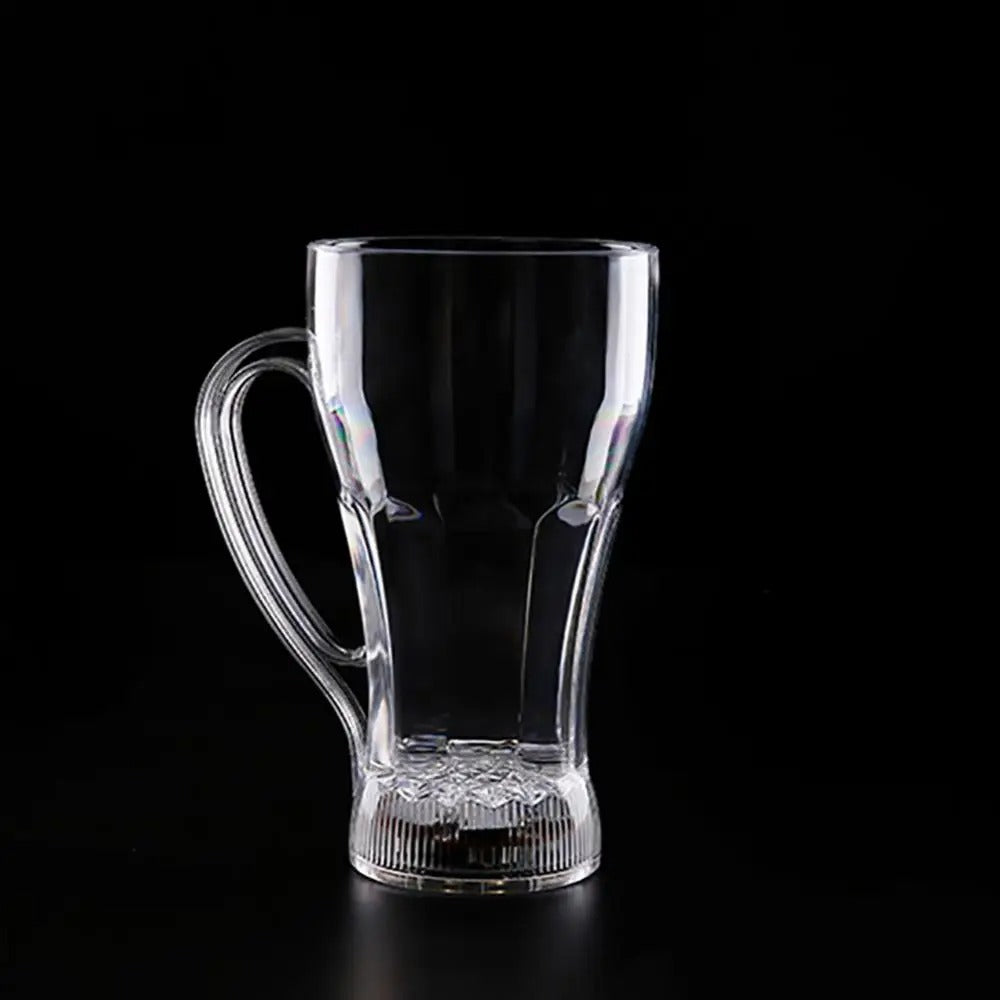 Acrylic LED Flashing Color-Changing Glass | Water-Activated Light-Up Beer Mug & Whiskey Cup for Parties