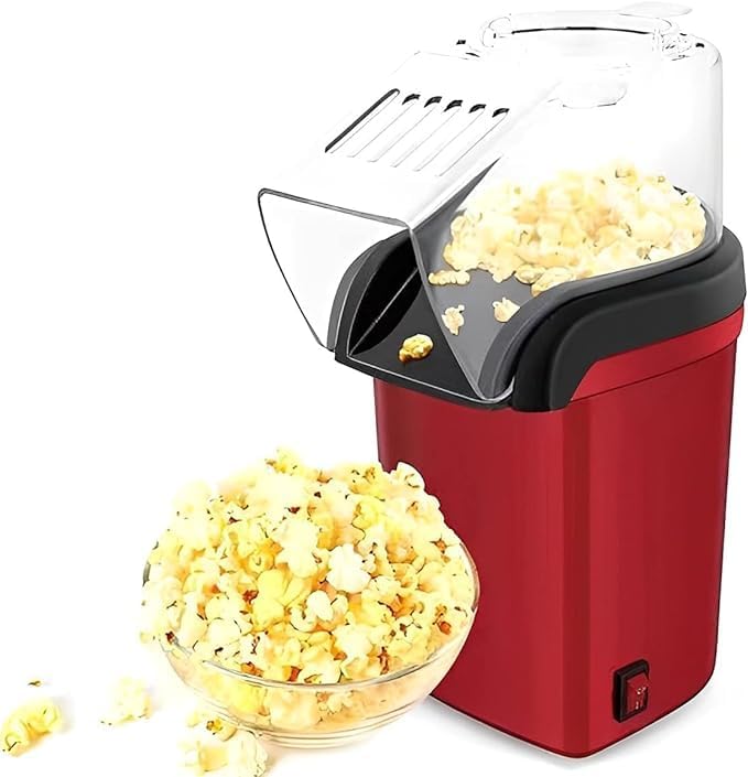 Home Popcorn Maker | Electric Popcorn Machine for Fast, Delicious Movie Night Treats