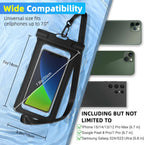 Waterproof Phone Pouch | IPX8 Waterproof Cell Phone Case | Universal Dry Bag for All Mobile Phones | Essential for Beach, Water Sports, & Outdoor Activities