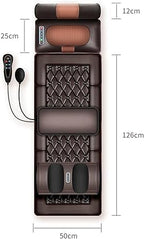 Full Body Massage Mat with Heat – 10 Vibrating Motors for Neck, Back, Waist, and Spine Relief | Vibration, Kneading, and Heat Therapy