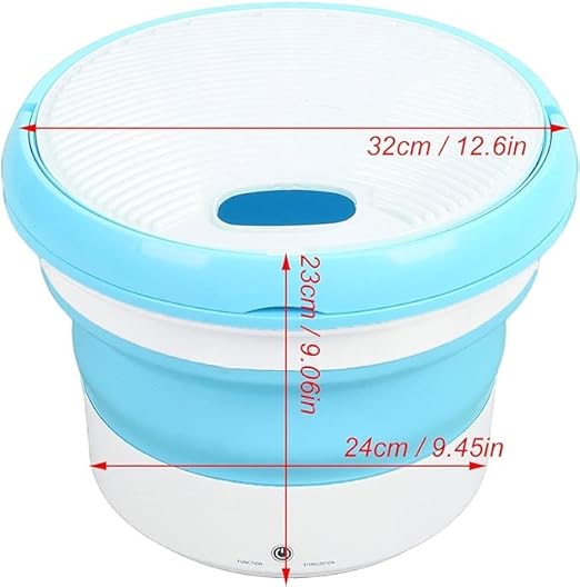 Portable Folding Washing Machine | Compact & Space-Saving Laundry Solution for Travel and Home