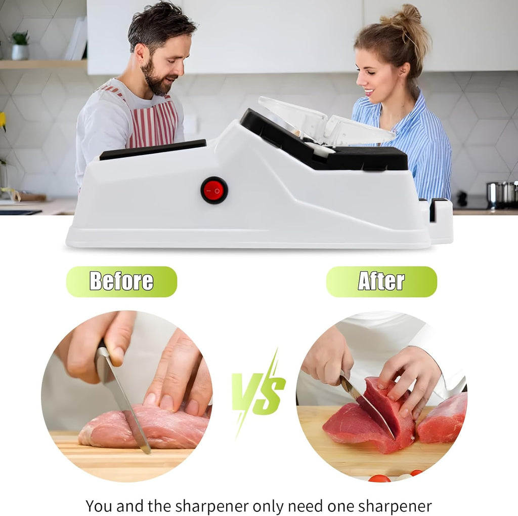Premium Electric Knife Sharpener – Durable USB-Powered Sharpener for Safe and Stylish Knife Maintenance