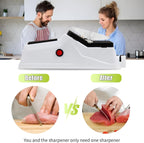Premium Electric Knife Sharpener – Durable USB-Powered Sharpener for Safe and Stylish Knife Maintenance