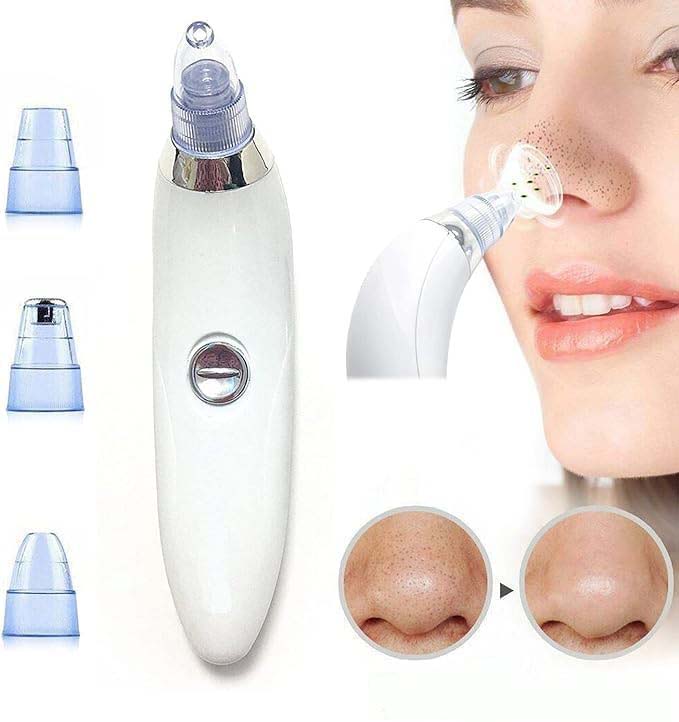 Electric Blackhead & Whitehead Remover | Deep Cleansing Pore Purifier for Spa-Like Facial Care