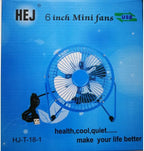 Portable Fan – Metal Framework Mini Air Cooler for Students & Dorm Rooms
