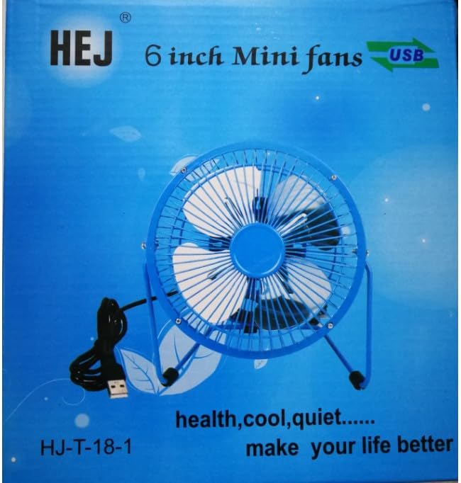 Portable Fan – Metal Framework Mini Air Cooler for Students & Dorm Rooms