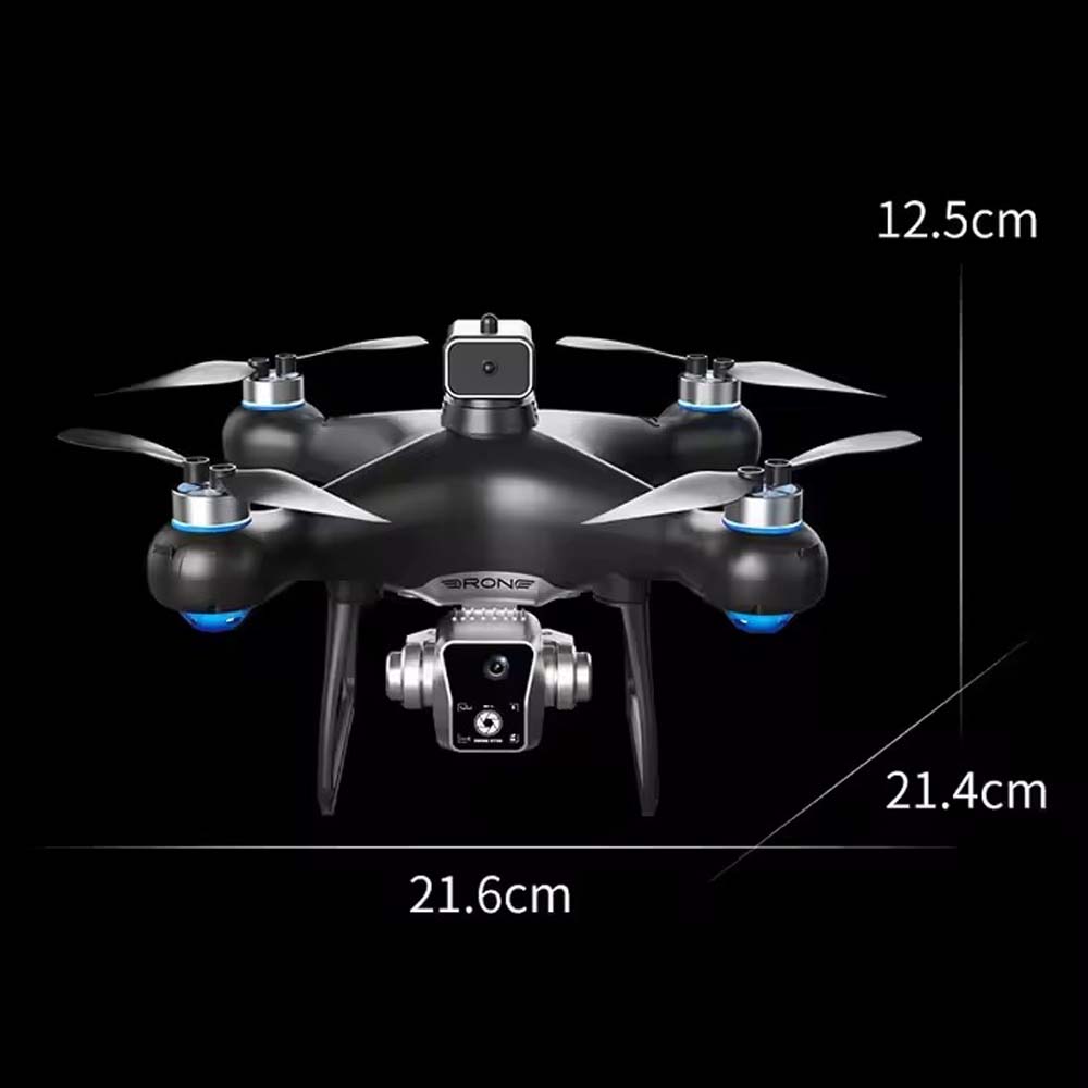 KY102 Drone with Screen Remote Control. Foldable obstacle avoidance & WiFi FPV quadcopter for kids & adults. HD camera.