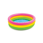 3 Rings Inflatable Sunset Glow Pool | Vibrant Swimming Pool for Babies & Toddlers | Safe, Durable & Easy to Use