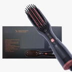 Professional 3-in-1 Hair Styling Brush | Hair Dryer, Straightener & Volumizer with Ionic Technology | Multiple Heat Settings for All Hair Types
