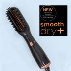 Professional 3-in-1 Hair Styling Brush | Hair Dryer, Straightener & Volumizer with Ionic Technology | Multiple Heat Settings for All Hair Types