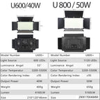 Pro LED 600 Photography Equipment | TV Video Studio Photo Shooting LED Flat Lamp