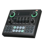 V9 Live Sound Card BT – Bluetooth Audio Mixer with Sound Effects for Mobile Broadcasts & Singing