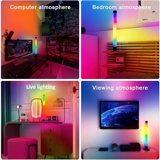 Smart LED Light Bar | RGB Lights with Bluetooth App Control | 16 Million Colors for TV, PC, Gaming, & Room Decor