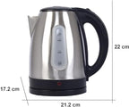 Stainless Steel Kettle | Efficient & Safe 1.8L Electric Water Boiler for Kitchen