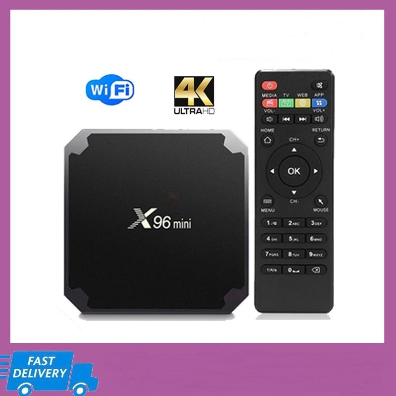 X96 Mini Smart TV Box | Android Set-Top Box with G WiFi, 3D Video, and 4K Ultra HD Media Playback