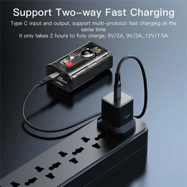 YP35 10000mAh Fast Charging Power Bank – Compact Power Solution with LED Battery Display