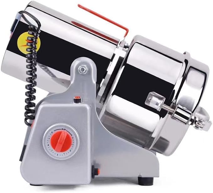 Multifunctional Electric Flour Mill Machine – Automatic Powder Grinder for Wheat, Coffee, and Spices | Stainless Steel Home Use Grinder
