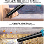 Cordless Leaf Blower | 21V 2-in-1 Blower Vacuum | Lightweight, Battery-Powered Handheld Air Blower for Leaves, Debris, and Dust Removal