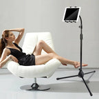 Universal Height-Adjustable Mobile Phone Floor Stand Holder | Hands-Free Convenience for All Devices