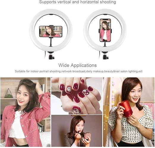 MJ38 RGB 25W Soft Ring Light | 38cm USB-Powered Light with Adjustable Tripod & Smartphone Stand | Ideal for Live Streaming & Content Creation