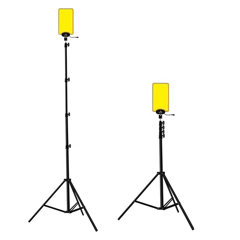 Portable Dual-Color Camping Light | DC 12V Telescopic Tripod COB LED Outdoor Lighting