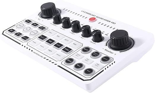 X50 Live Studio Sound Card – USB Sound Card & Broadcast Audio Mixer for Podcasts, Streaming, and Music Production