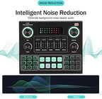 V9 Audio Mixer – Multi-Channel Sound Board with Voice Changer & Effects for Gaming, Streaming, and Podcasting