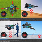 RC Aeroplane | 2.4GHz Remote-Controlled Fighter Plane with LED Lights