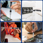 Mini Magnetic Screwdriver Set – Portable Cylinder Tool Kit for DIY Repairs of Glasses, Phones, Laptops, and Electronics