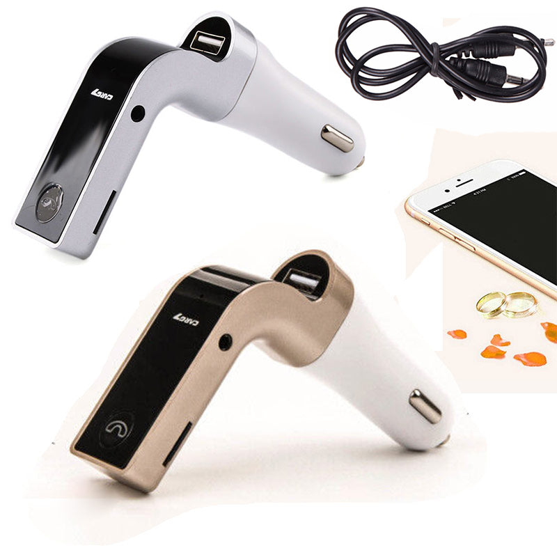 Car G7 LCD Bluetooth Car Charger FM Kit | MP3 Transmitter & Hands-Free Calling | (Multi)