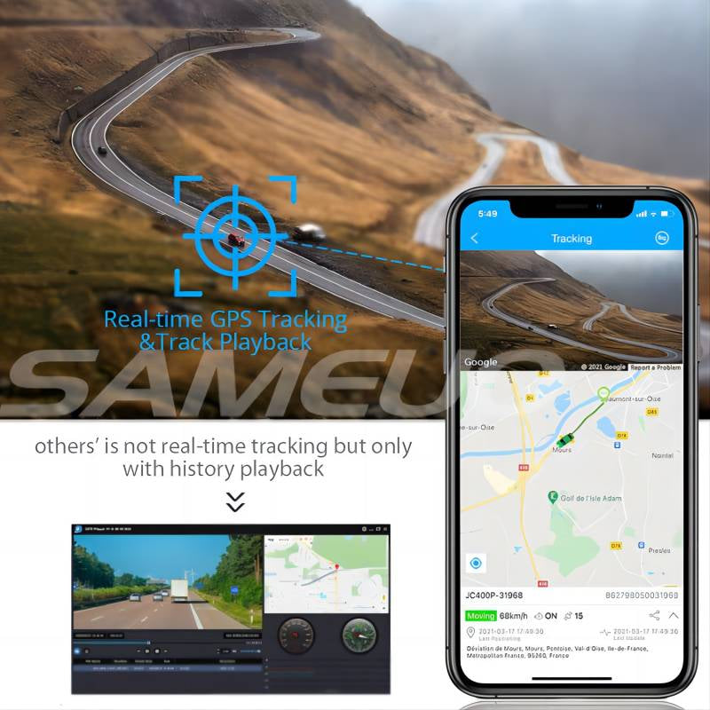 K18 4G SIM Car DVR – Full HD 1080P Mini Dash Cam with Remote Car Assist, CMSV6 Monitor, GPS Tracking, and 24-Hour Parking Surveillance