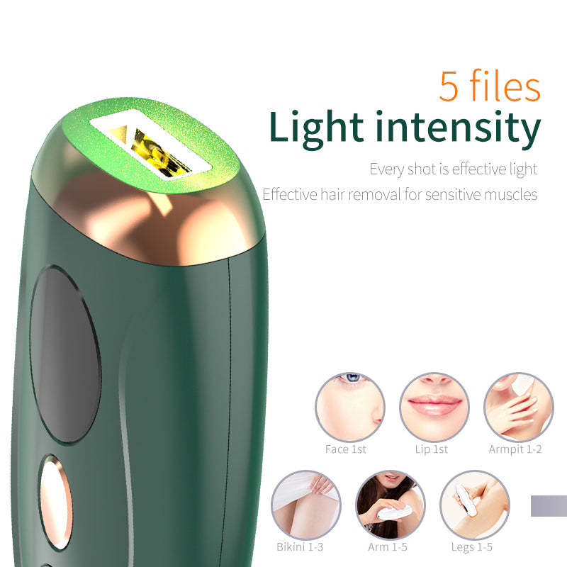 IPL Hair Removal Device – At-Home Painless Laser Hair Remover for Men & Women | Full Body Hair Reduction for Face, Bikini, Legs, Arms, & Underarms