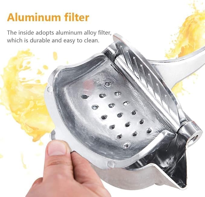 Manual Fruit Juicer | Hand-Operated Steel Handle for Fresh Orange & Lemon Juice