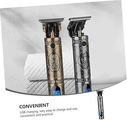 USB Rechargeable Electric Hair Clipper | Professional Barbershop Trimmer with Digital LCD | Precision Styling Tool