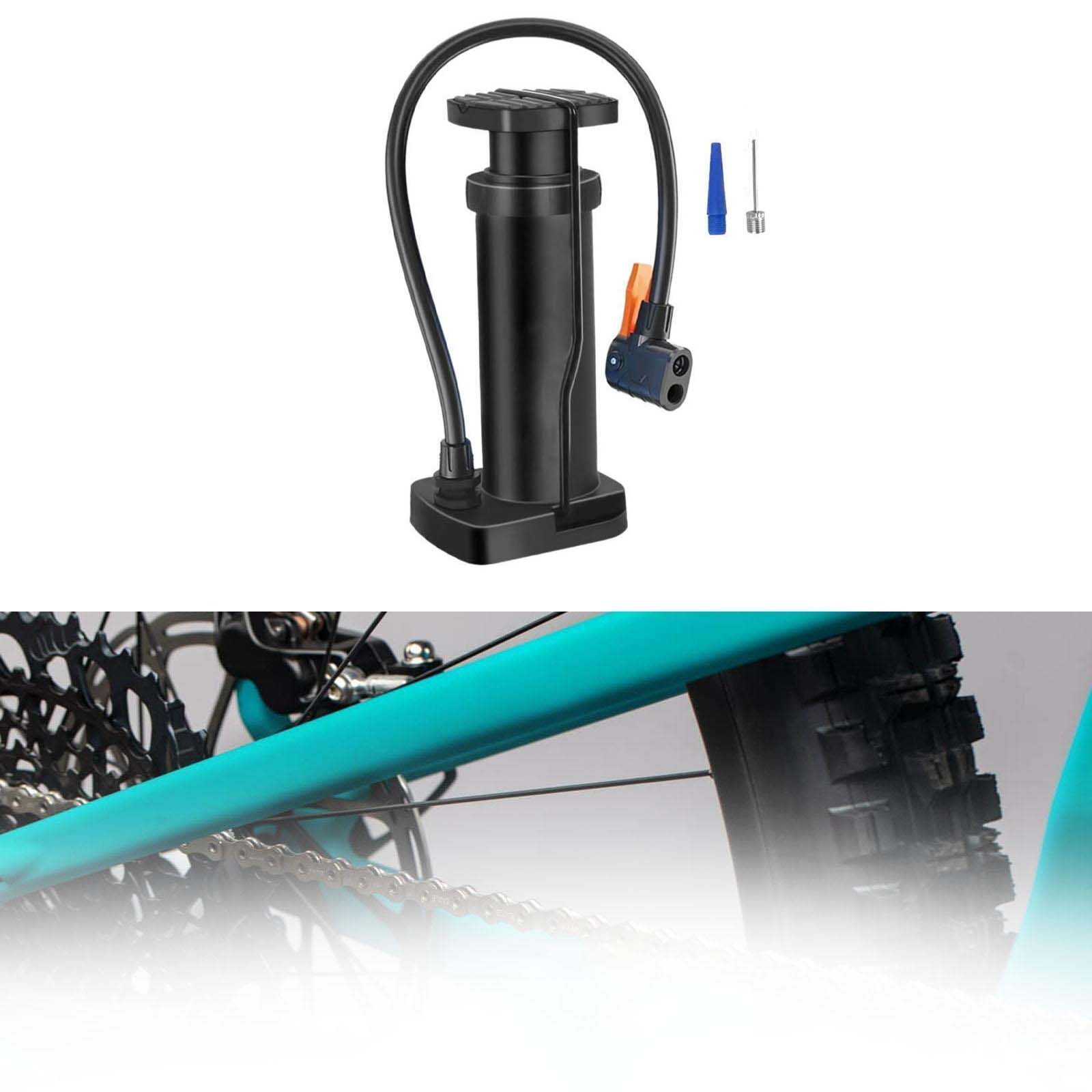 Portable Mini Foot Pump | High-Pressure Aluminum Alloy Air Inflator with Foot Pedal
